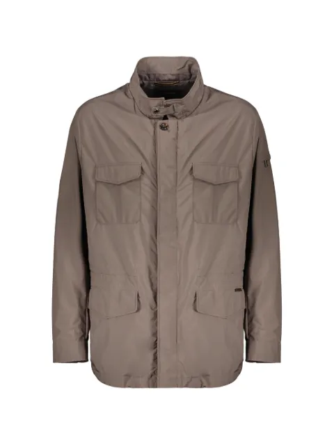 Moorer high-neck multi-pocket jacket Neutrals EZIOSTP