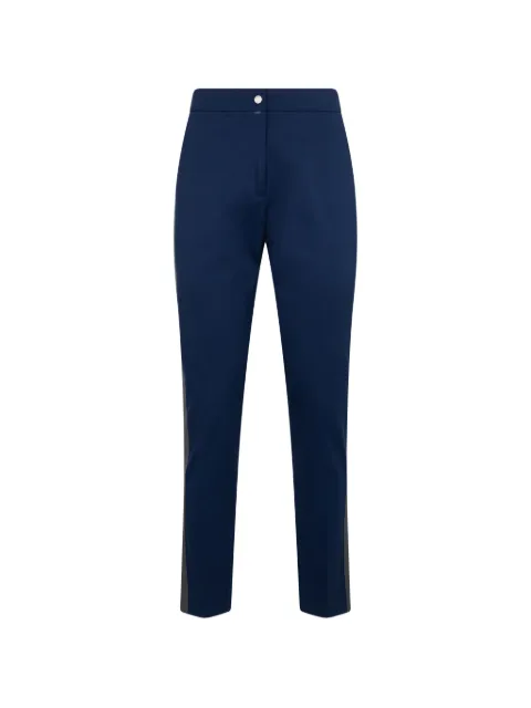Moorer side-stripe tailored trousers Blue EDIESMT