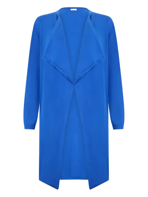 Malo shawl-collar cardi-coat Blue DXG037F2Z13
