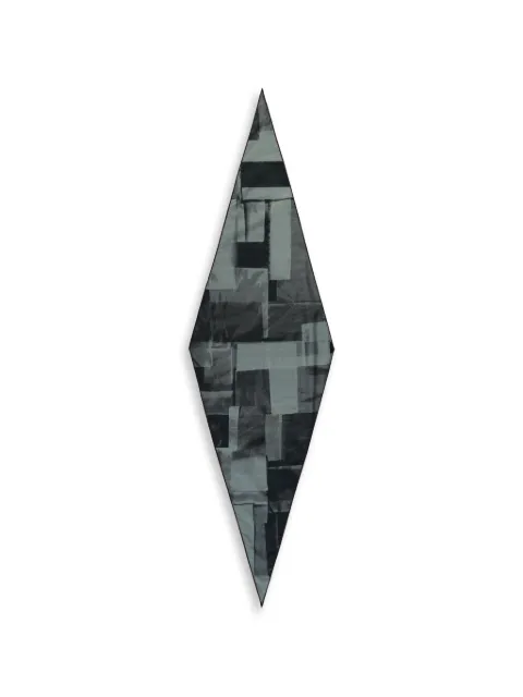 Zegna abstract-print diamond-shaped scarf Grey Z7H5837SGN3