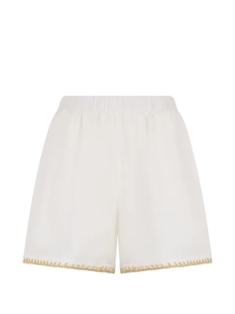 RED Valentino elasticated-waistband shorts White RRF00W6FK