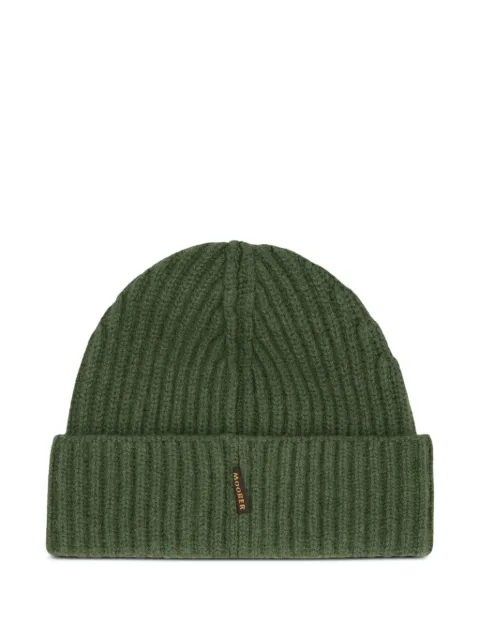 Moorer ribbed beanie Green DAVISCWS