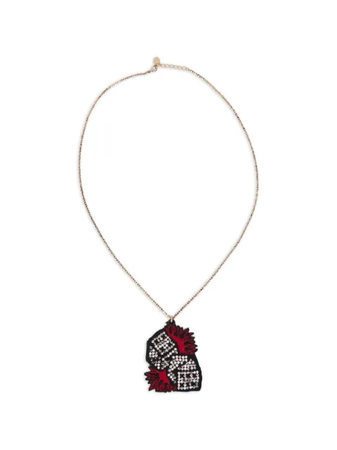 RED(V) lobster clasp-fastening necklace Gold QJ0A45HRS