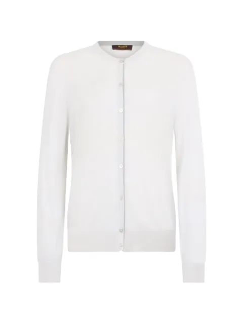 Moorer button cardigan White MAYLEAGLA