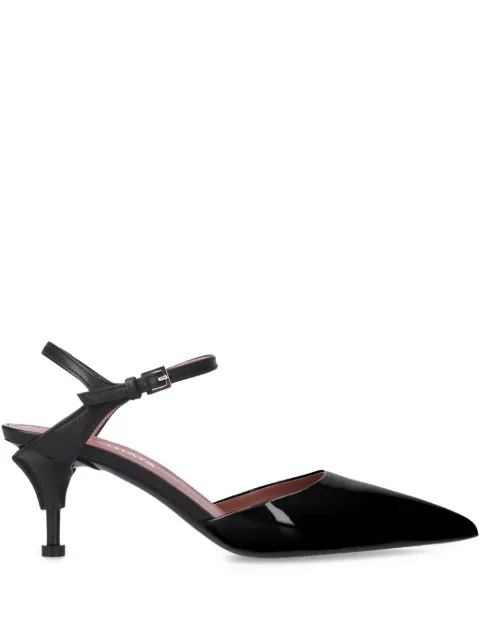 Premiata 60mm leather pumps Black M7016VERNICEGARDANEROTACCONERO
