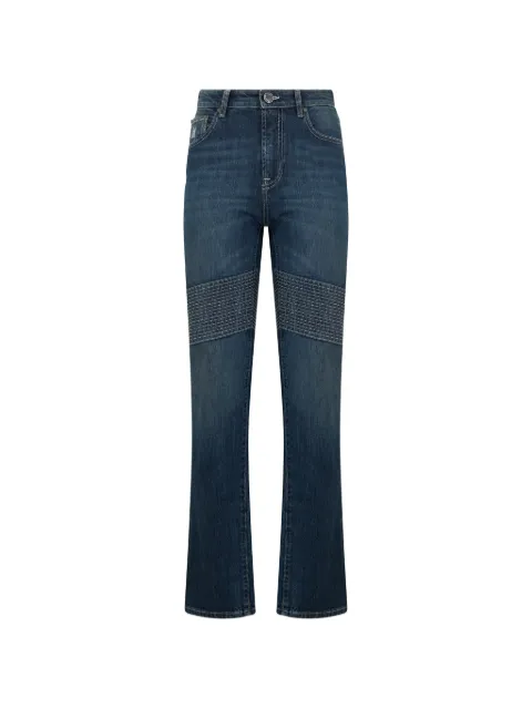 Moorer biker-style five-pocket jeans Blue KIMMY22S