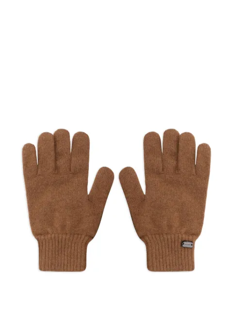 Moorer Easton cashmere gloves Brown EASTONCW2