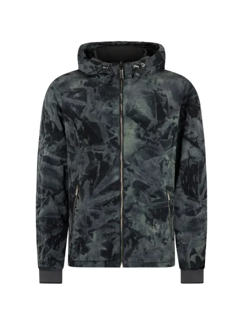 Moorer hooded bomber jacket Grey DAKARP2