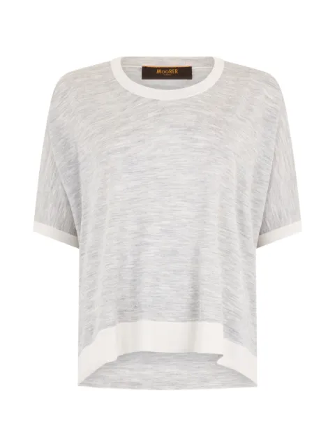 Moorer panelled sweater Grey ARIAZEF