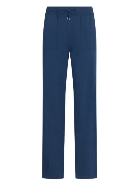 Malo drawstring track pants Blue UMP011F1K02