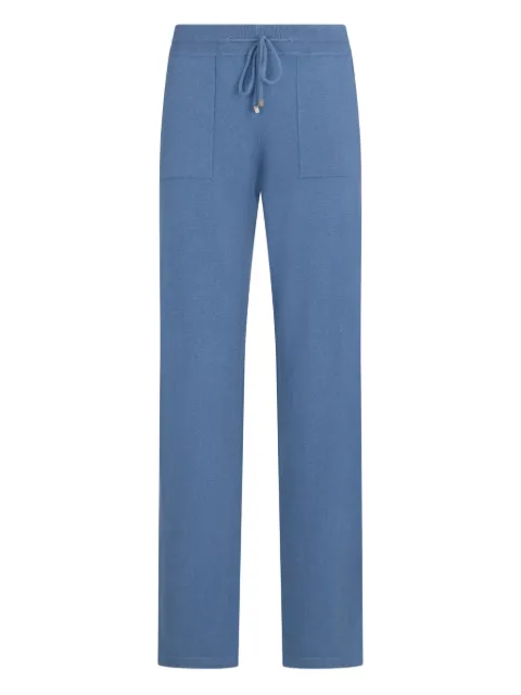 Malo drawstring track pants Blue UMP011F1K02