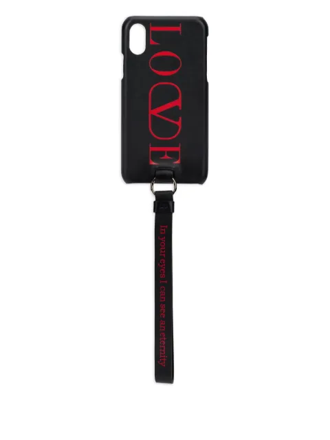 Valentino Garavani Love phone cover Black WP0T04FQV