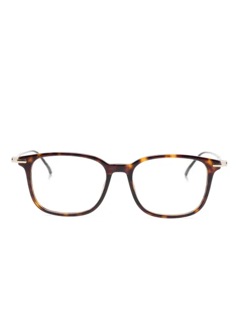 Montblanc tortoiseshell-effect glasses Brown MB0413OA