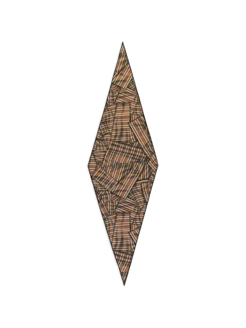 Zegna diamond-shaped scarf Brown Z7H5637SBE1