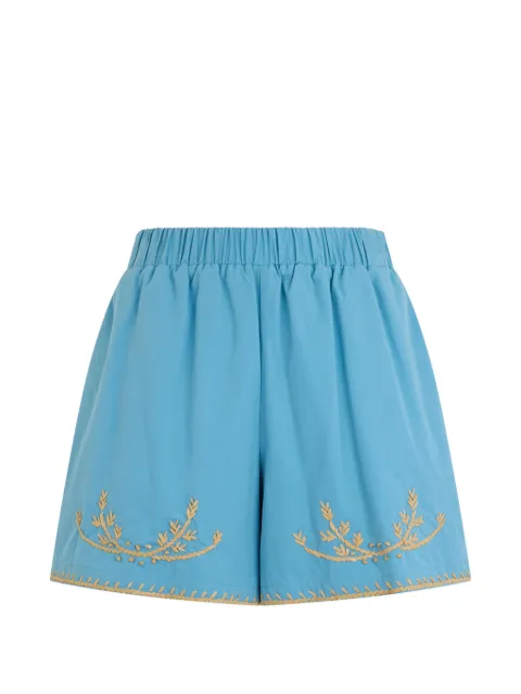 RED Valentino embroidered-detail shorts Blue RRF00W6FK