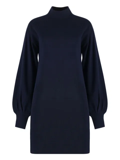 Malo cashmere dress Blue DMS216S1C01