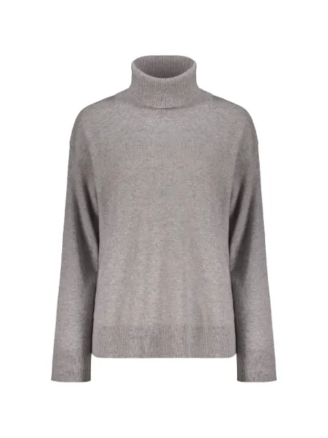 Moorer ribbed-knit roll-neck sweater Grey DAINETR