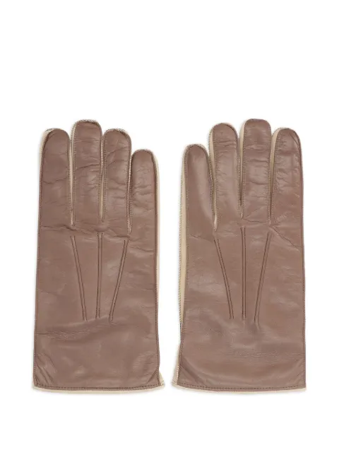 Moorer Clifton leather gloves Brown CLIFTONNCW