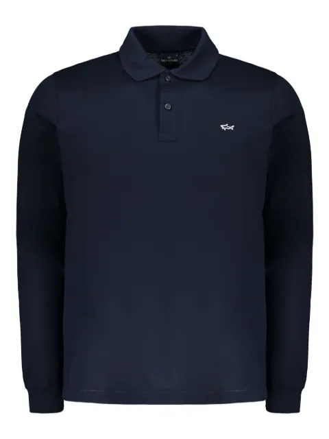 Paul & Shark long-sleeve polo shirt Blue C0P1229