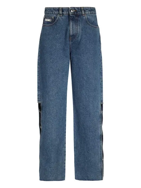 GCDS wide-leg jeans Blue AI22W350209