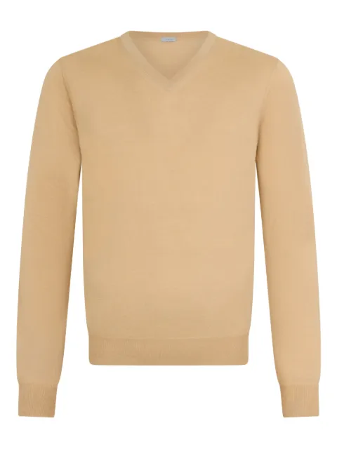 Malo V-neck sweater Neutrals UMB006F1Z04