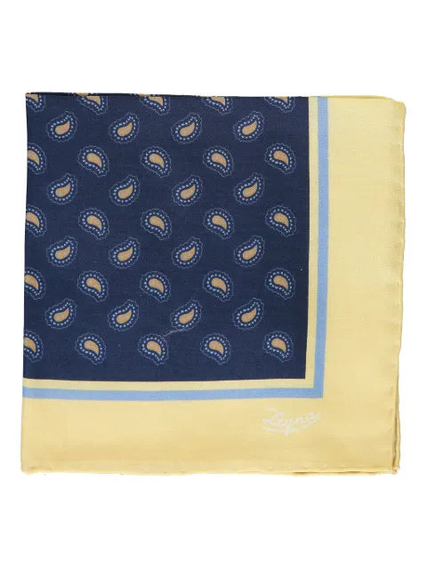 Zegna paisley-print scarf Blue Z6J2238BBL3
