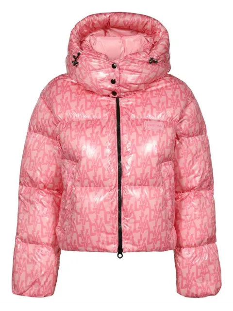 Duvetica monogram-print jacket Pink VDDJ02126K0001