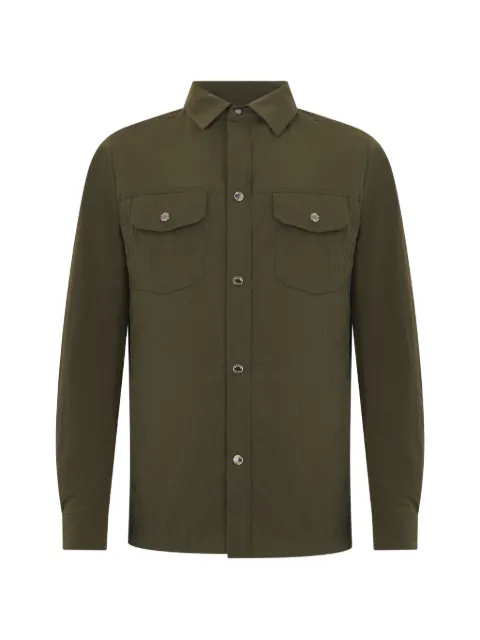 Moorer Atlas button-up jacket Green ATLASDL