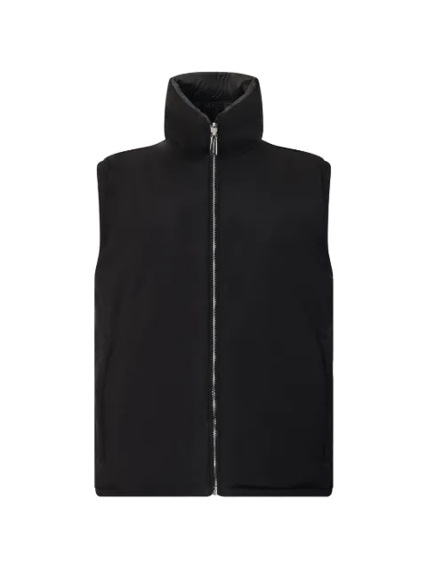 Moorer Abbie padded high-neck waistcoat Black ABBIESTP