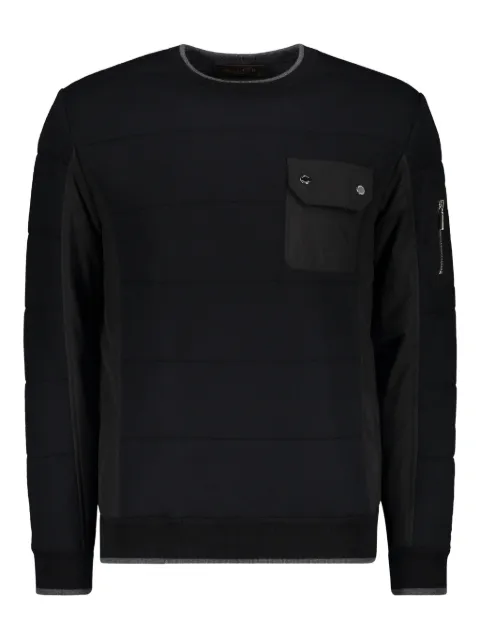 Moorer long-sleeve pocket sweater Black EMORYICK