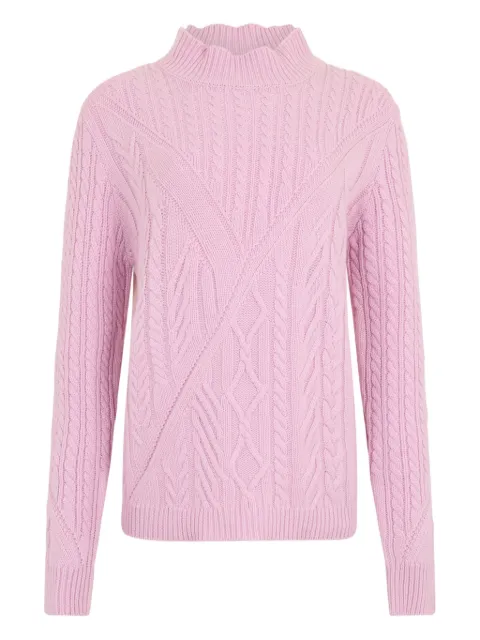 Malo cable-knit sweater Pink DXC088F1A02