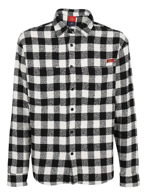 DICKIES checked patch-pocket shirt Black YMGA022F22FAB001