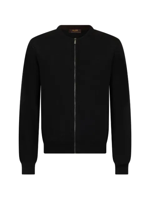 Moorer ribbed cashmere sweater Black CASALESUP