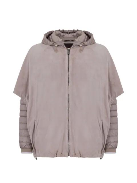 Moorer hooded jacket Neutrals CARTAMOURG