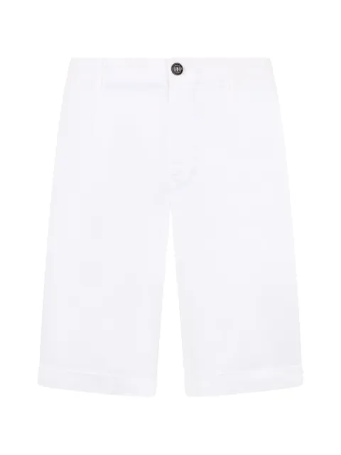 Moorer button-fastening chino shorts White ALICUDISEC