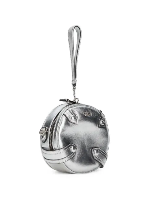 Moschino metallic-effect shoulder bag Silver A75498011