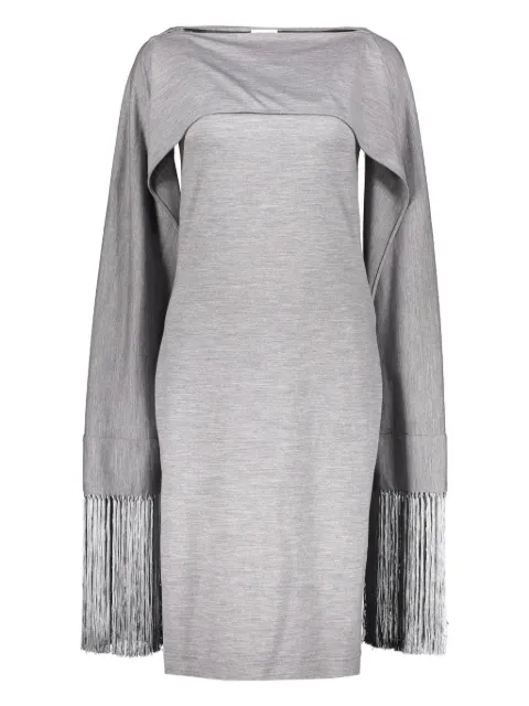 Burberry fringed-detail mini dress Grey 4564011120485