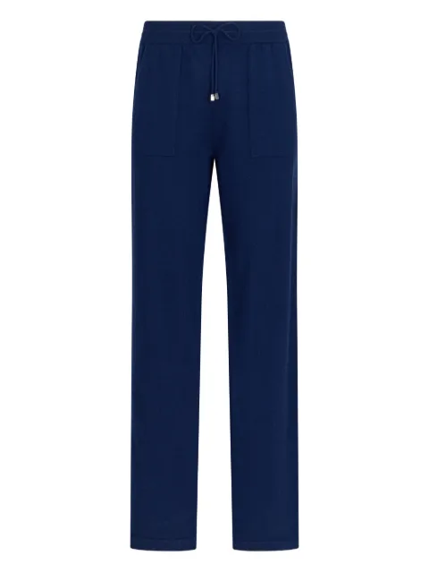 Malo drawstring-waist trousers Blue UMP011F1K02