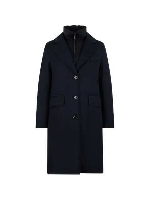 Moorer buttoned coat Blue AIKOPUM