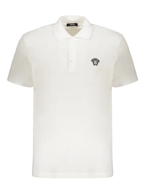 Versace cotton polo shirt White A89507S1A14046