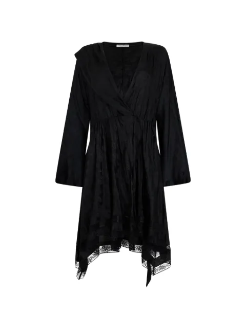 Philosophy Di Lorenzo Serafini v-neck floral midi dress Black A04287123