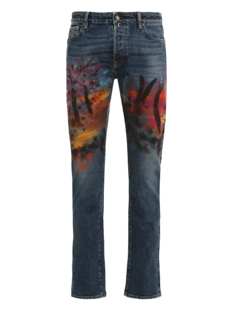 Moorer Pavel five-pockets jeans Blue PAVEL104F