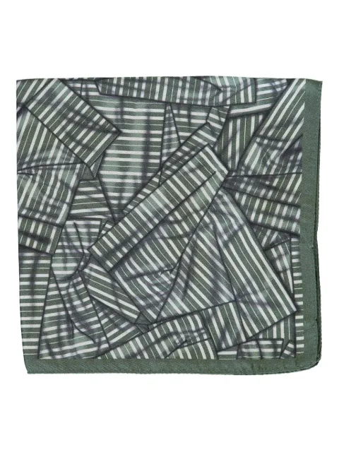 Zegna patterned-print scarf Green Z6J2038BRE1