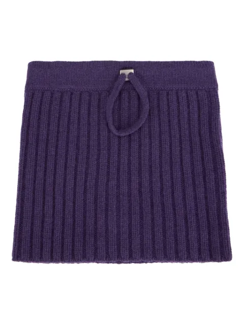 Malo ribbed scarf Purple XXW001F1A60
