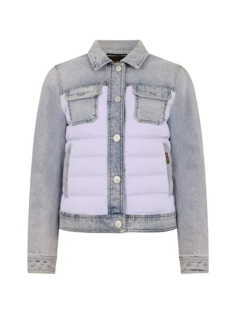 Moorer quilted puffer jacket Blue PETUNIA04O