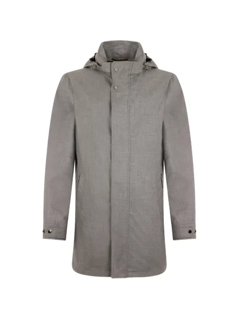 Moorer button hooded jacket Grey PETRARCACL
