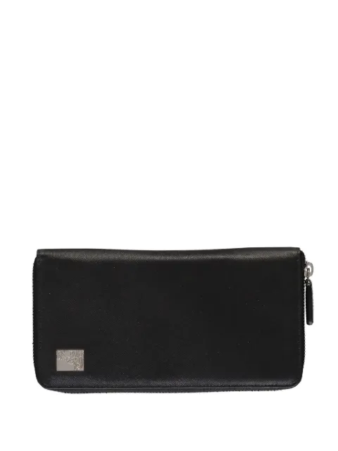 Versace leather long wallet Black V93129SVM00043