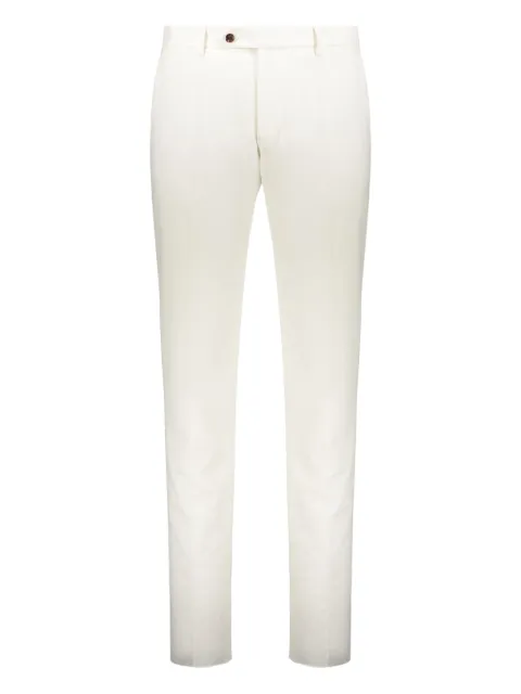 Moorer button-fastening trousers Neutrals CARLONWOM