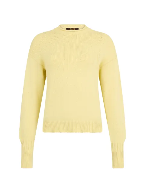 Moorer Abbey crew-neck sweater Yellow ABBEYNSK