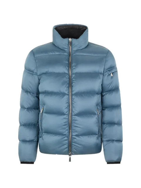 Moorer funnel-neck padded jacket Blue CABOTOSH
